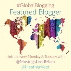 #GlobalBlogging featured blogger badge