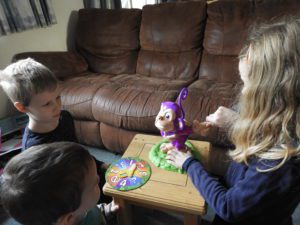 Children playing game