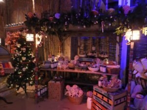 Christmas stall at LaplandUK