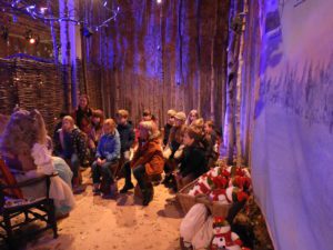 Story time with children at LaplandUK