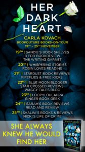 Her Dark Heart blog tour banner