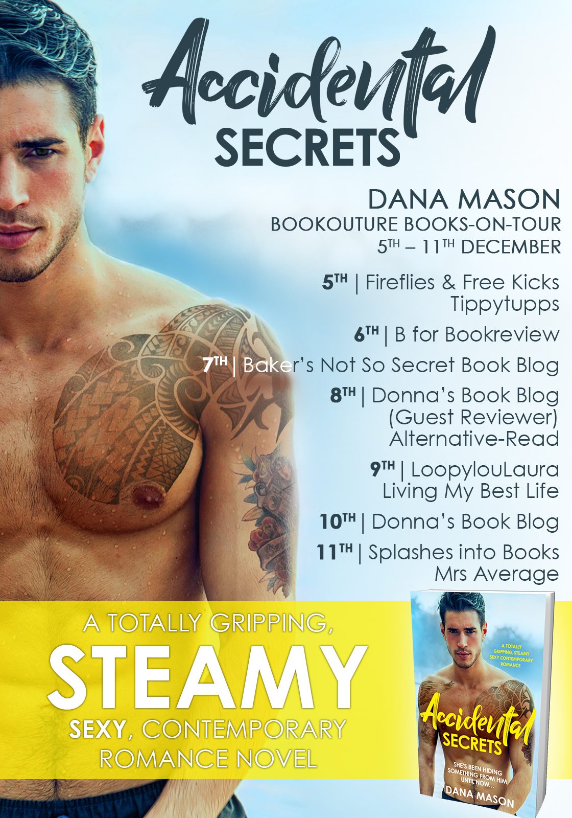 Accidental Secrets book tour banner