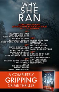 Why She Ran blog tour banner