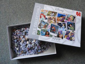 Disney princess puzzle in box