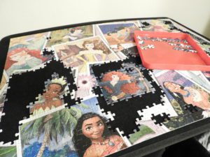 Disney Princess puzzle unfinished