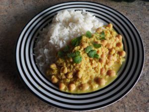 Chickpea and lentil dhal