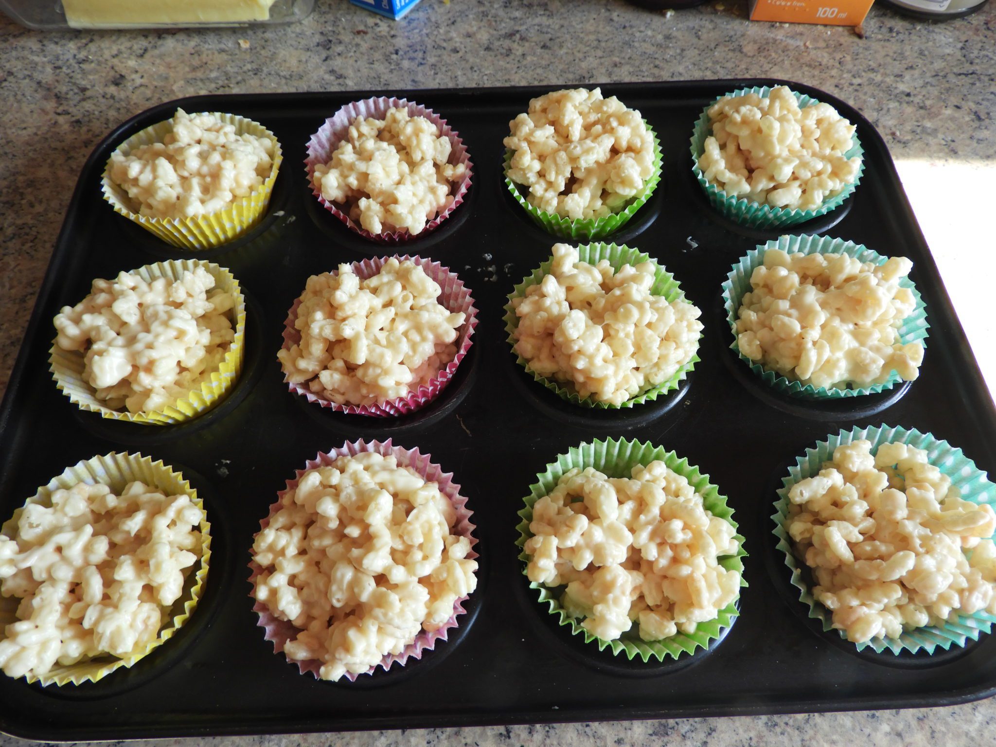 White chocolate rice krispie cakes loopyloulaura