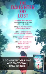 The Daughter She Lost book tour banner