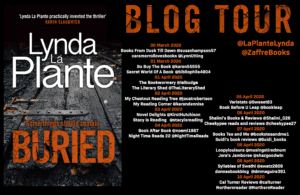 Buried book tour banner