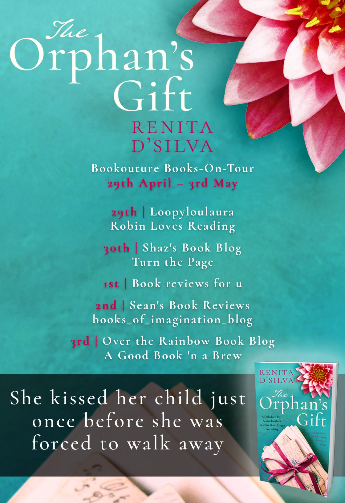 The Orphan's Gift blog tour banner