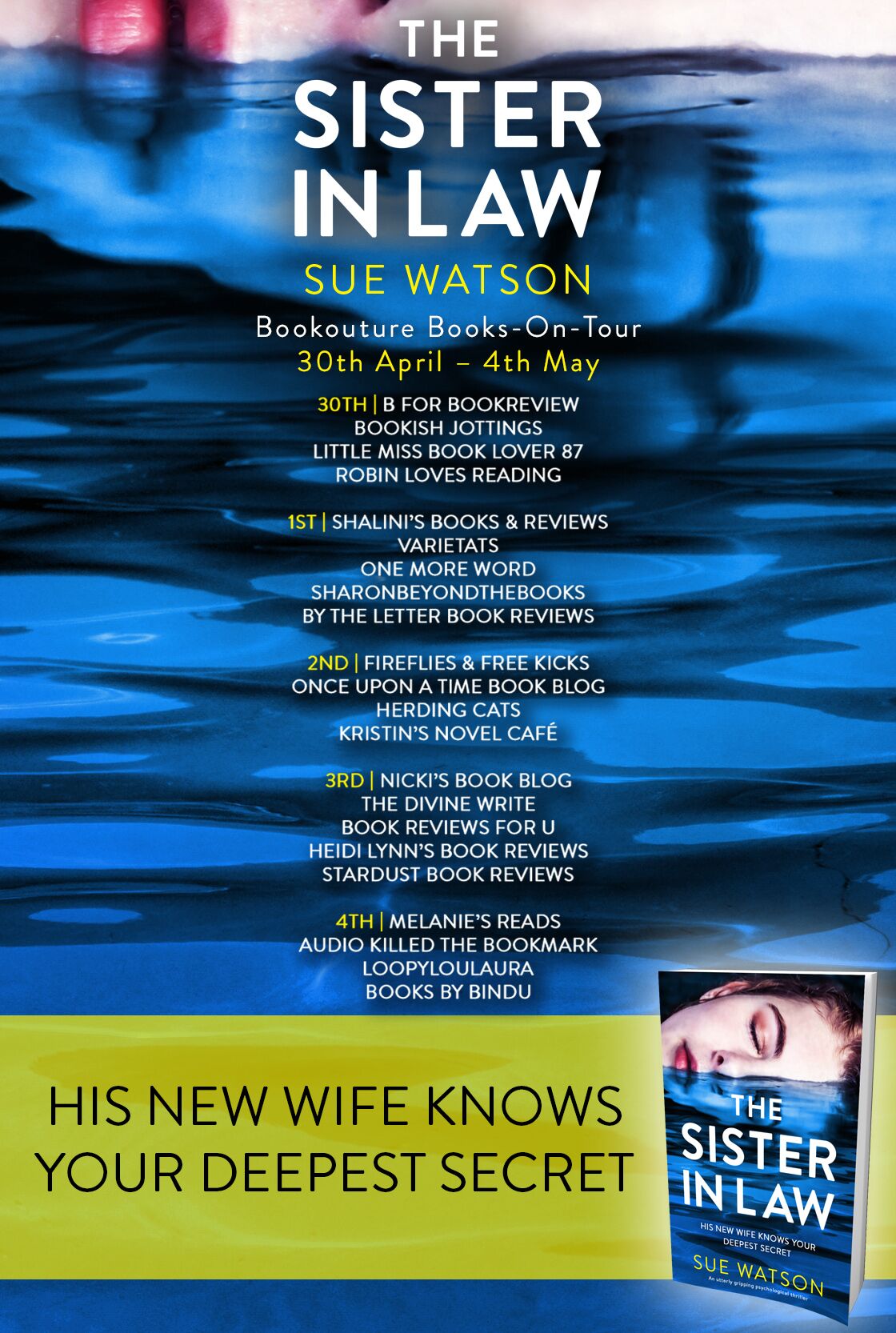 The Sister in Law book tour banner