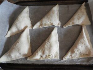 uncooked apple turnovers