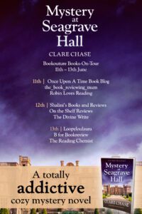 Mystery at Seagrave Hall blog tour banner