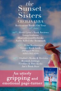 The Sunset Sisters blog tour banner