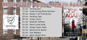 Before He Kills Again blog tour banner