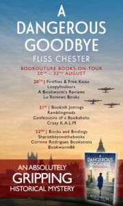 A Dangerous Goodbye blog tour banner