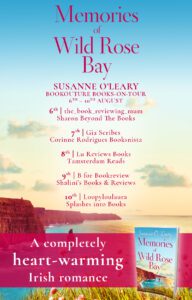 Memories of Wild Rose Bay blog tour banner