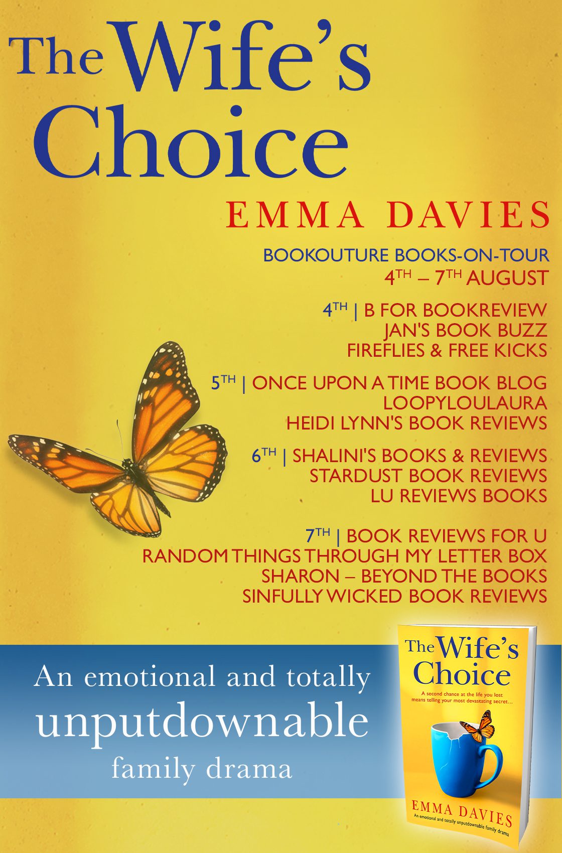 The Wife's Choice blog tour banner