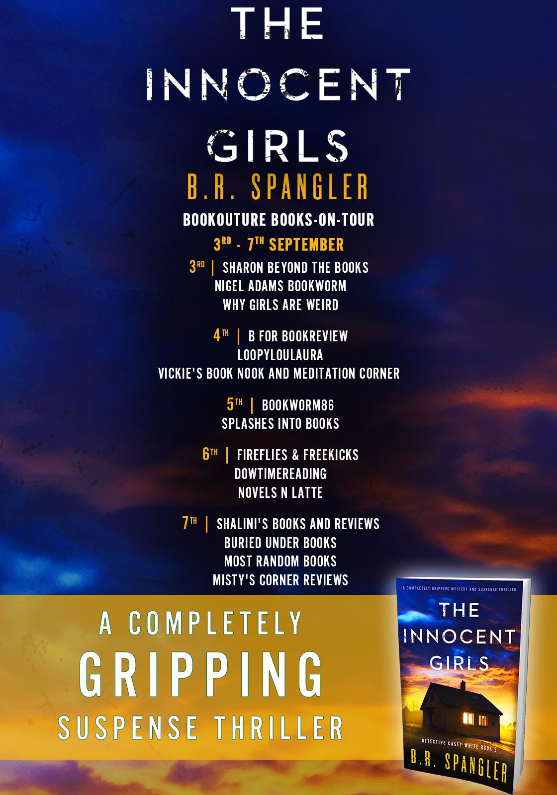 The Innocent Girls blog tour banner