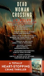 Dead Woman Crossing blog tour banner