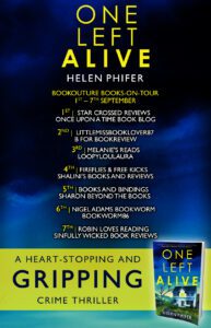 One Left Alive blog tour banner