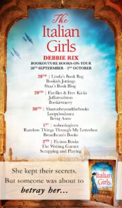 The Italian Girls blog tour banner