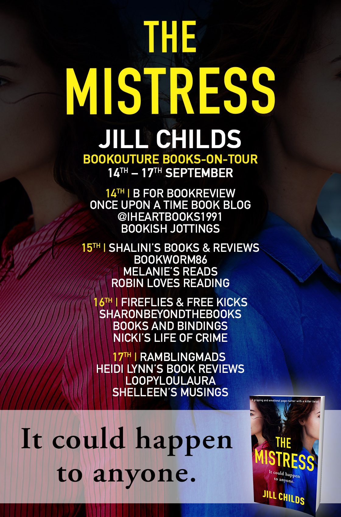 The Mistress blog tour banner