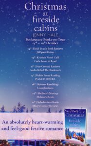 Christmas at Fireside Cabins blog tour banner