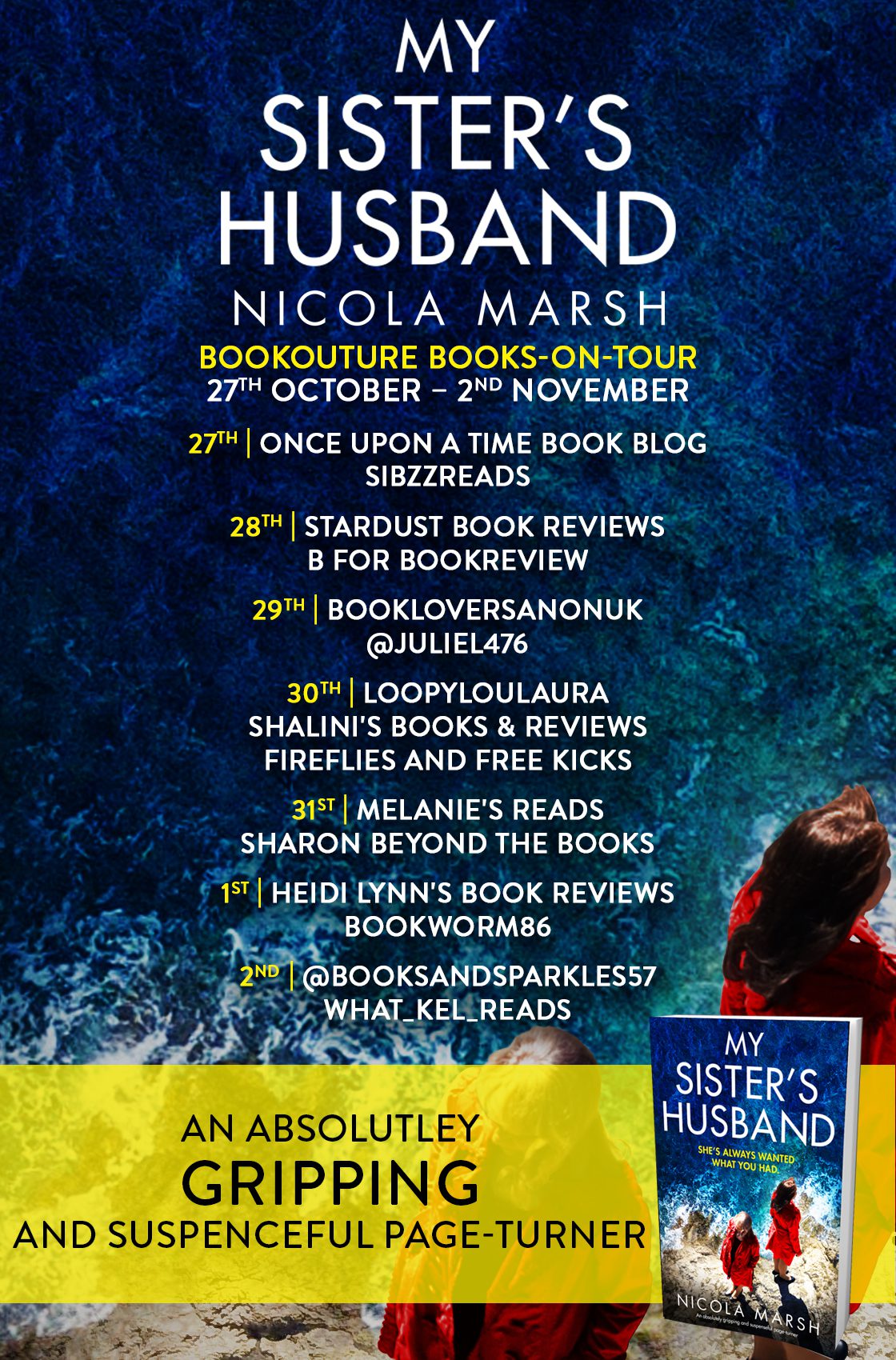 My Sister's Husband blog tour banner