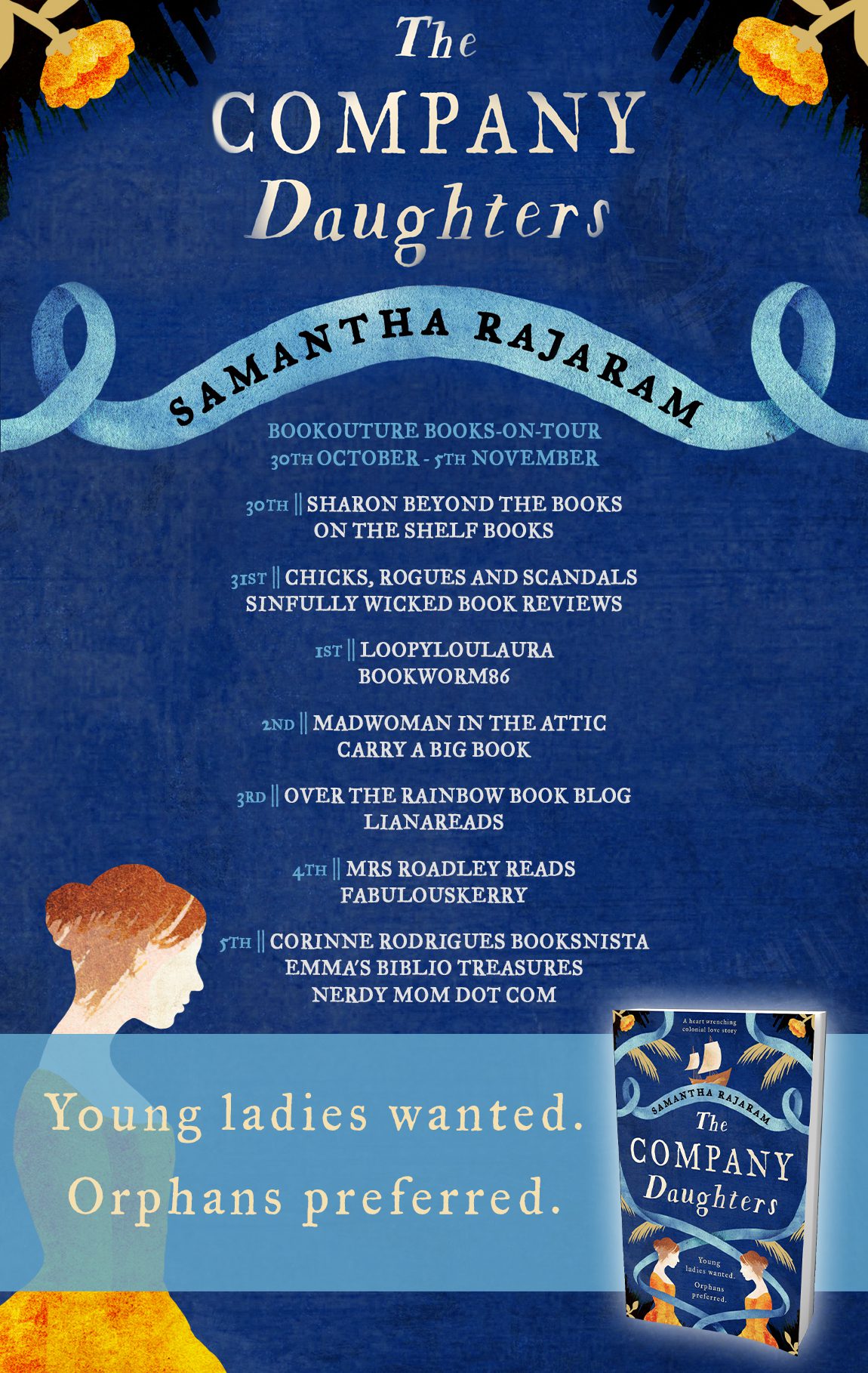 The Company Daughters blog tour banner