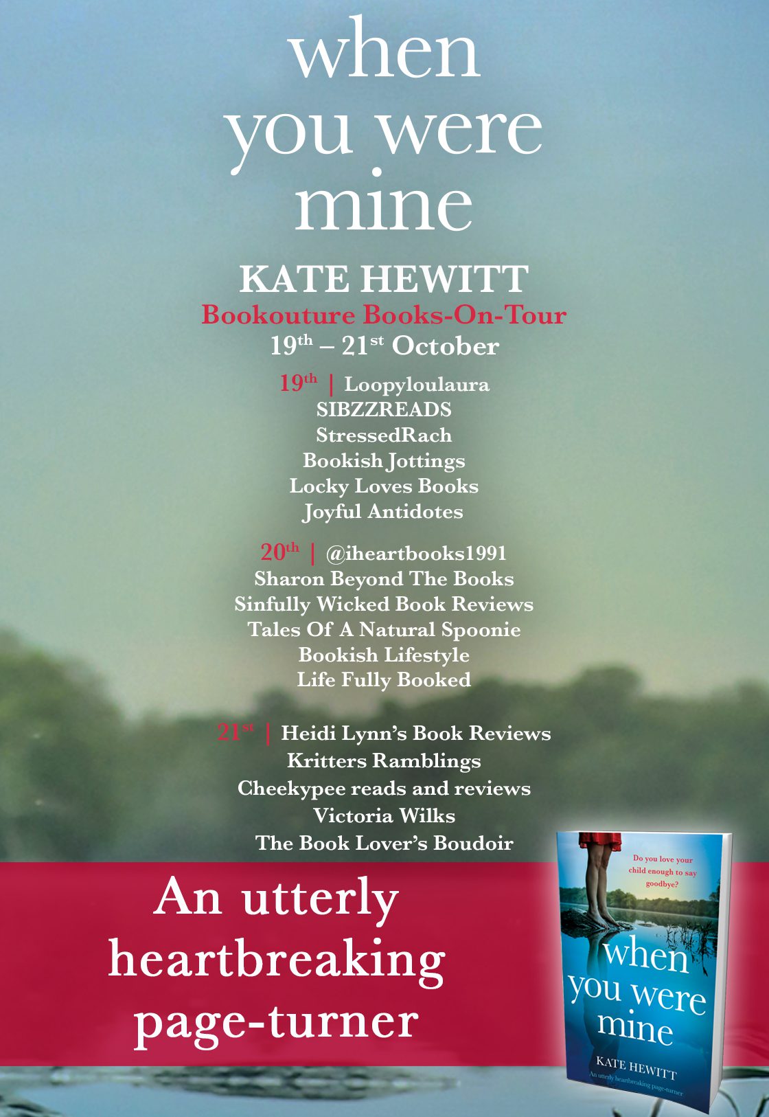 When You Were Mine blog tour banner