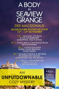 A Body in Seaview Grange blog tour banner