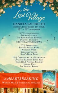 The Lost Village blog tour banner