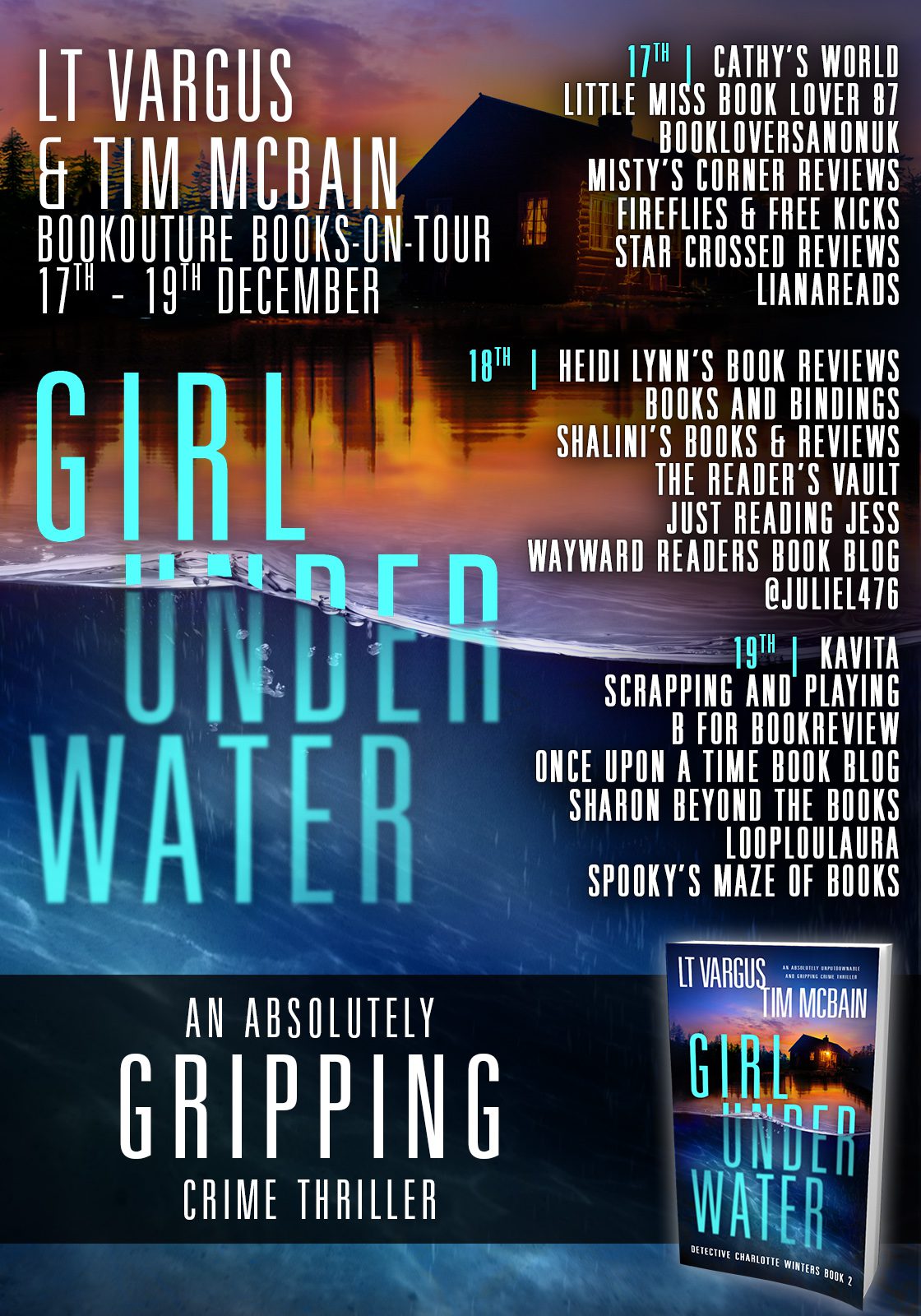 Girl Under Water blog tour banner