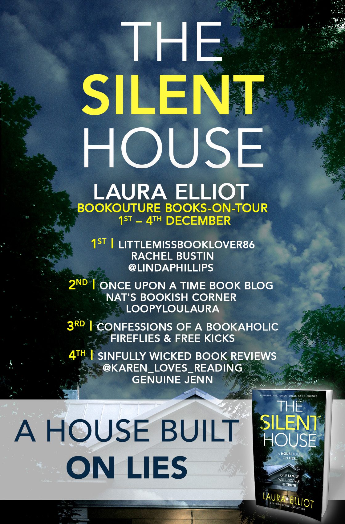 The Silent House blog tour banner