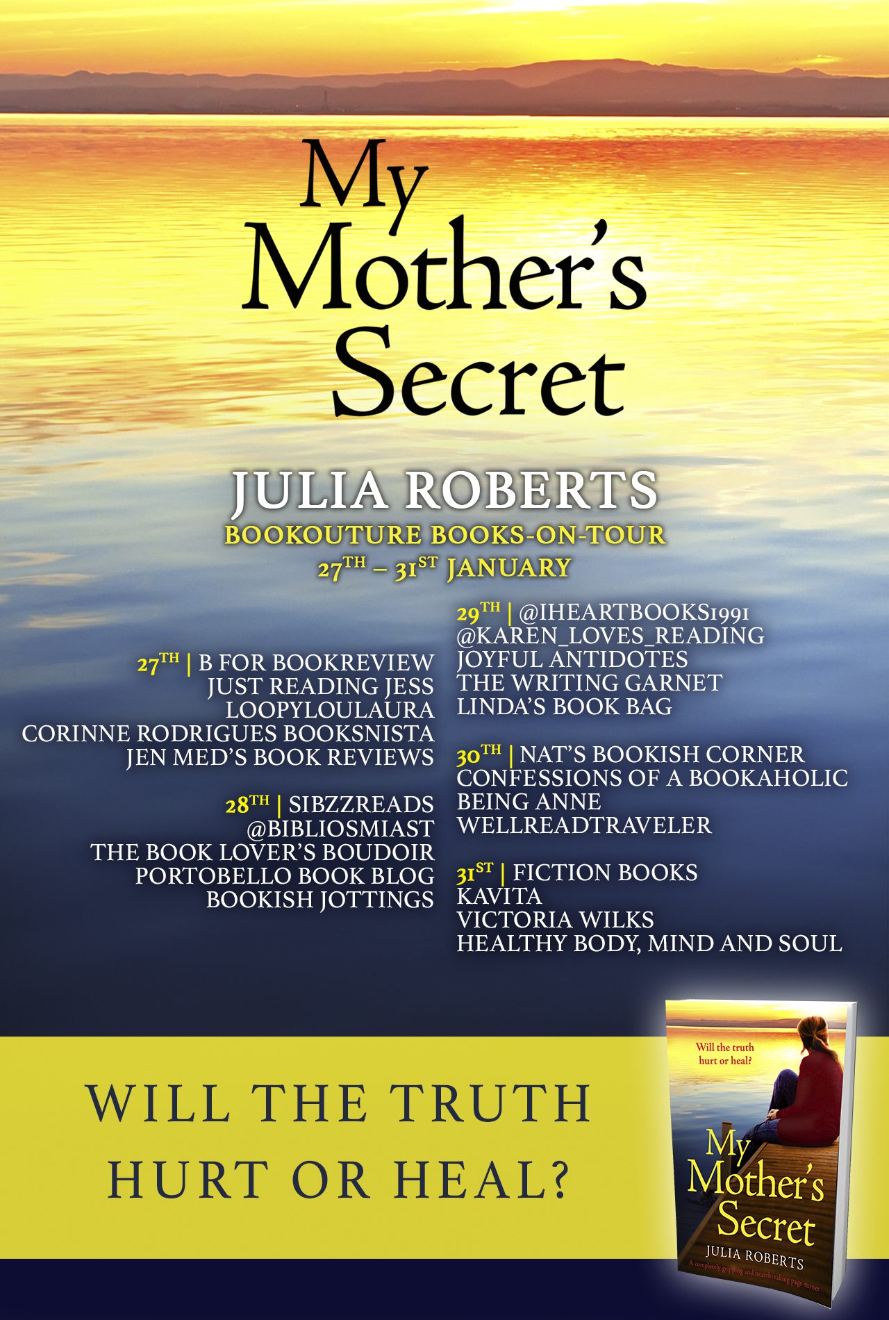 My Mother's Secret blog tour banner
