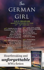 The German Girl blog tour banner