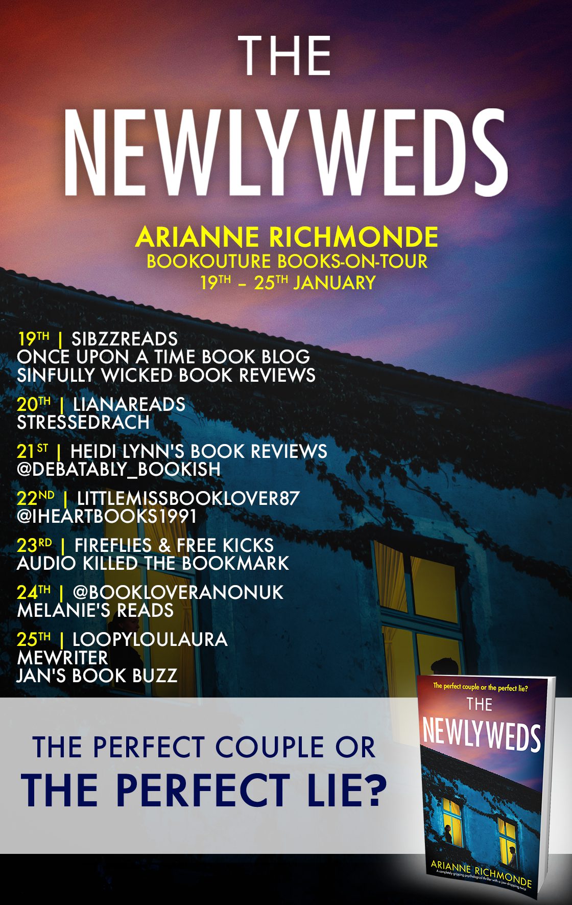 The Newlyweds blog tour banner