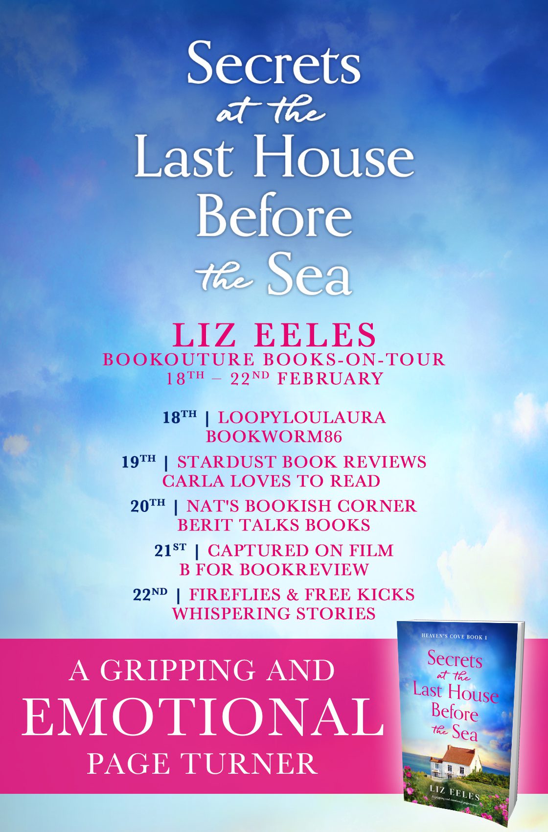 Secrets at the Last House Before the Sea blog tour banner