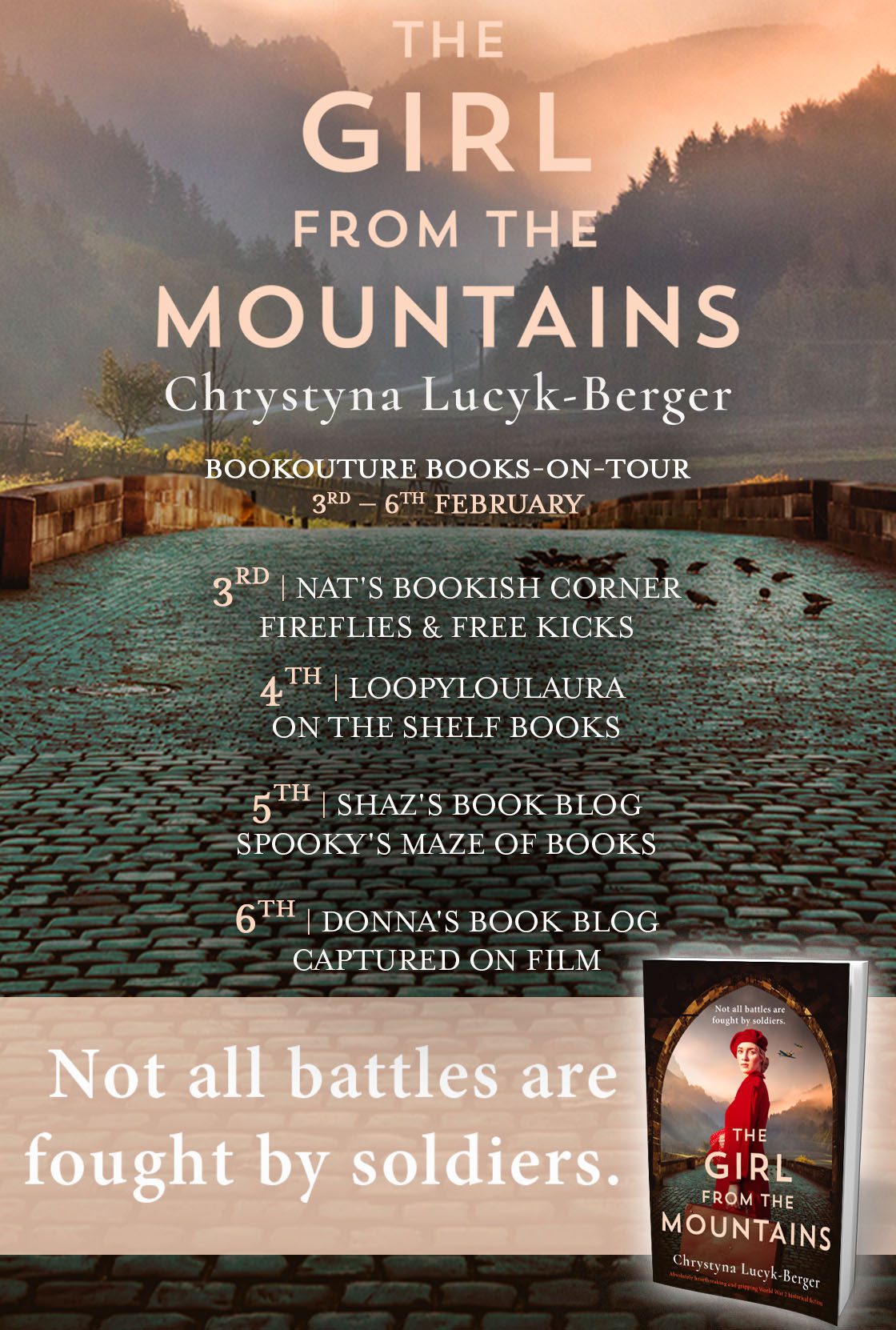 The Girl From The Mountains blog tour banner