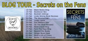 Secrets on the Fens blog tour banner