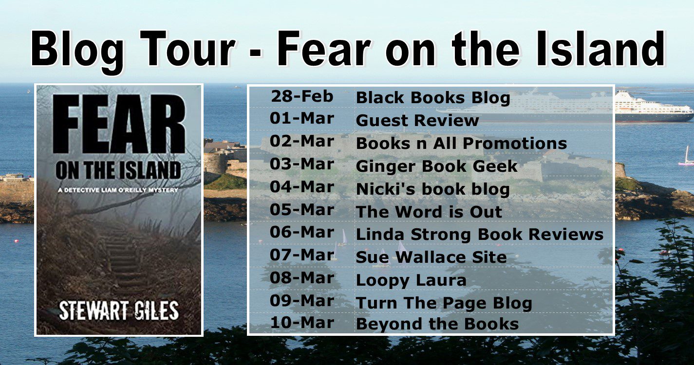 Fear on the Island blog tour banner