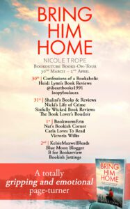 Bring Him Home blog tour banner