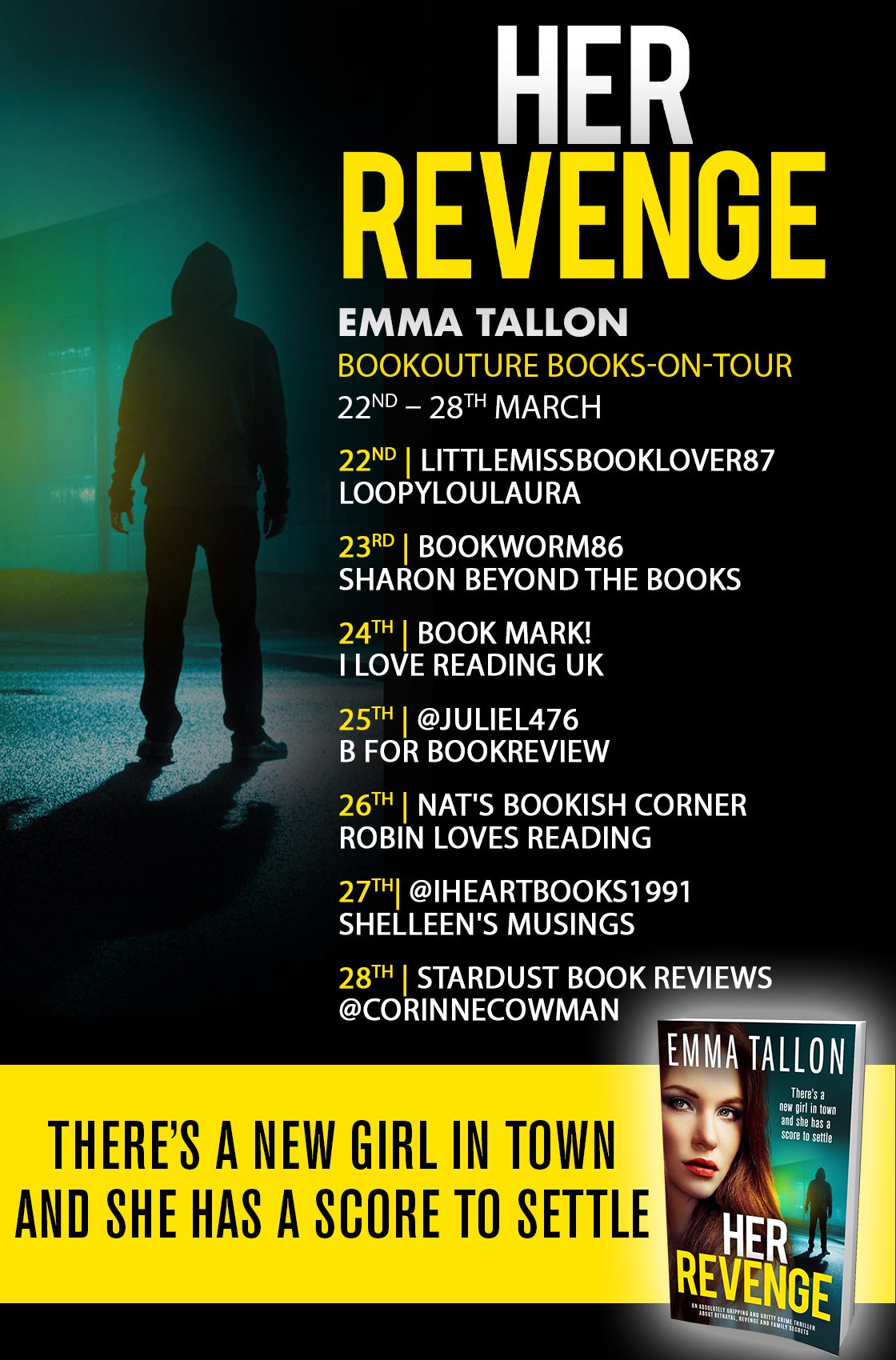 Her Revenge blog tour banner