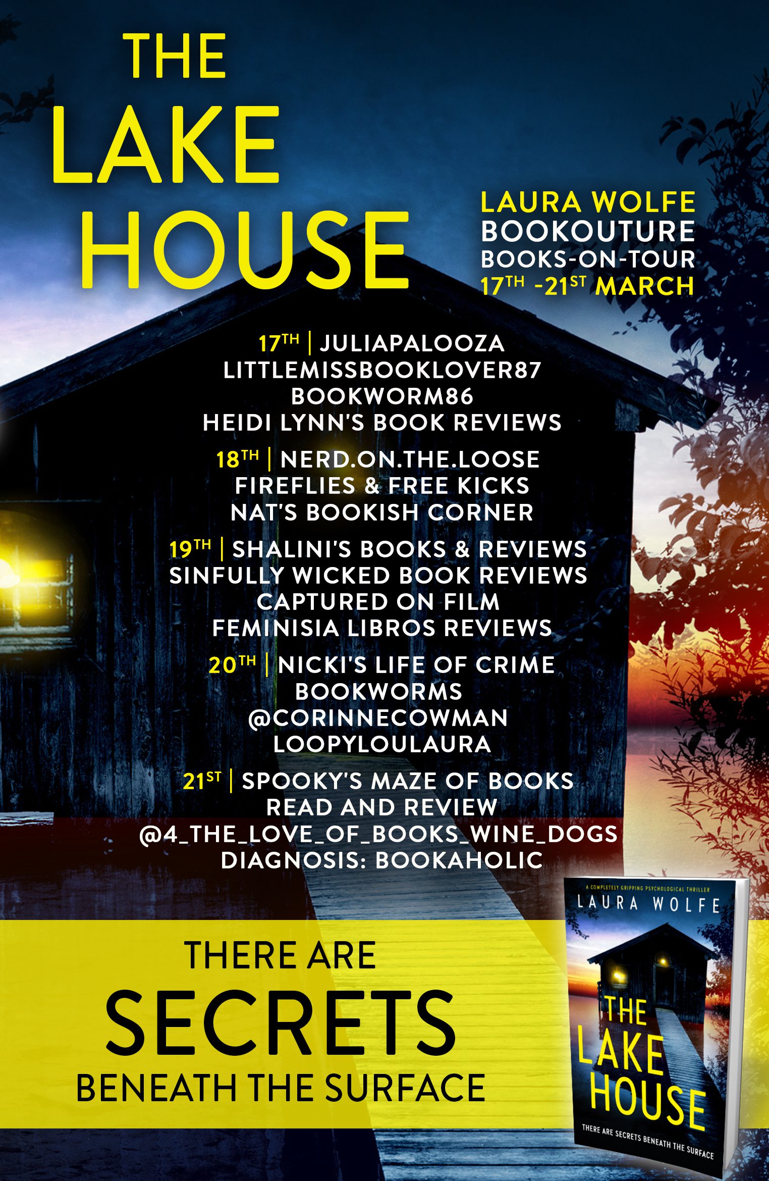 The Lake House blog tour banner