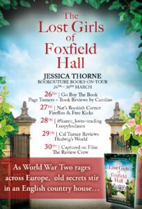 The Lost Girls Of Foxfield Hall blog tour banner