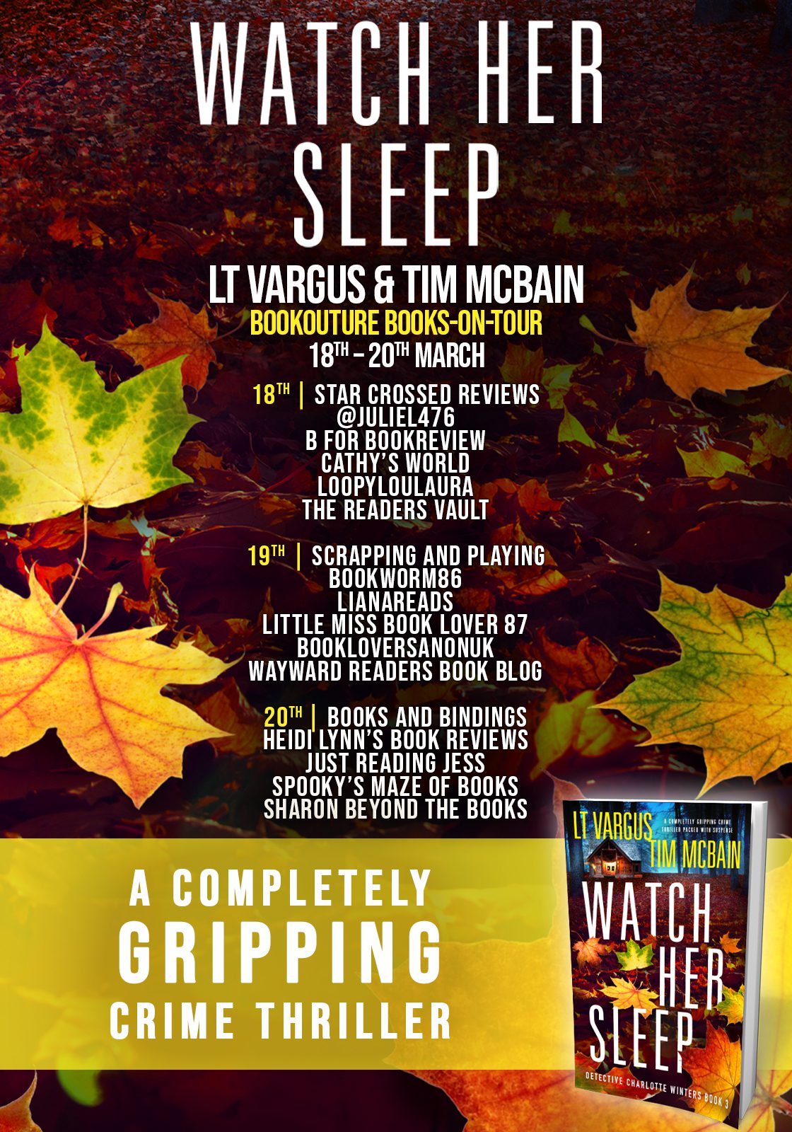Watch Her Sleep blog tour banner