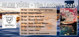 The Lantern Boats blog tour banner