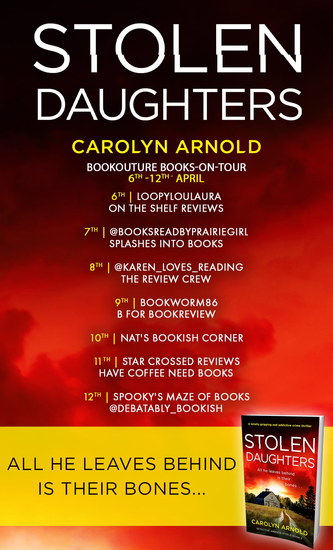 Stolen Daughters blog tour banner