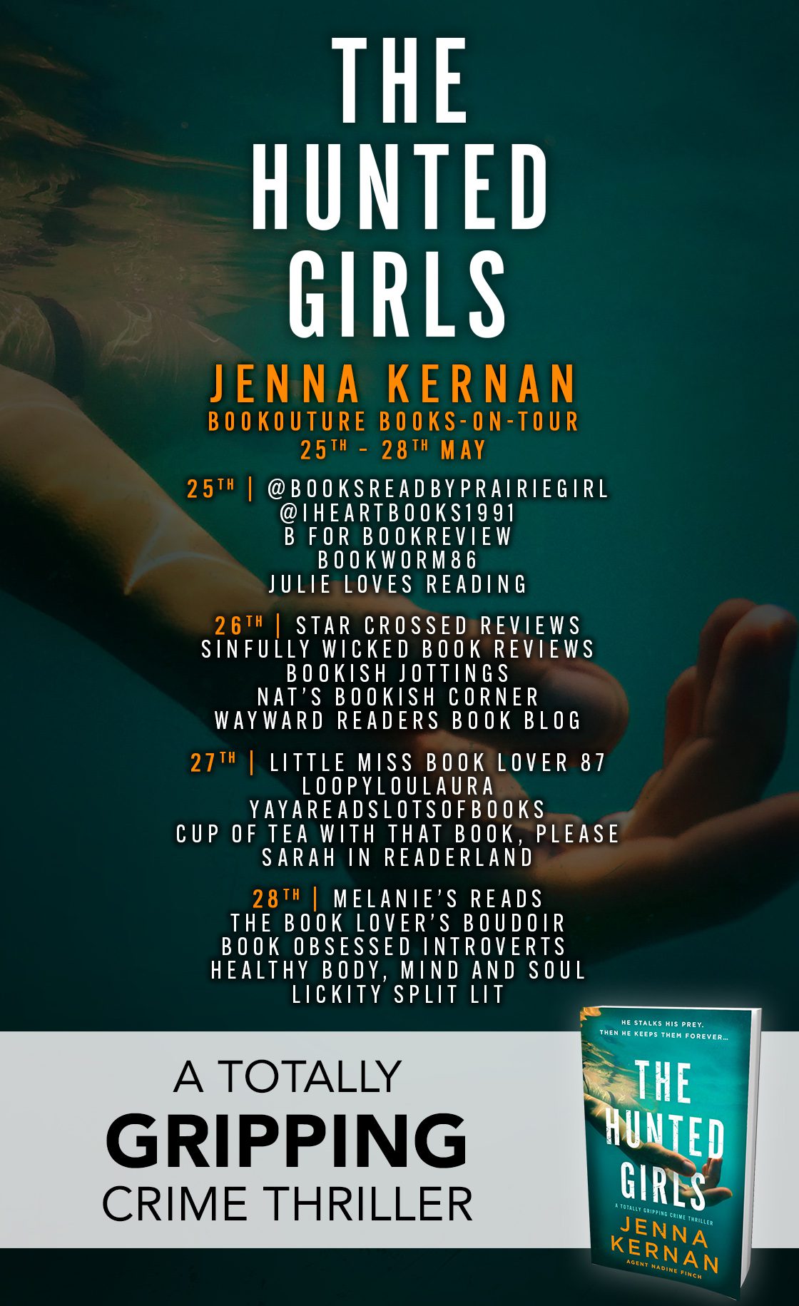 The Hunted Girls blog tour banner